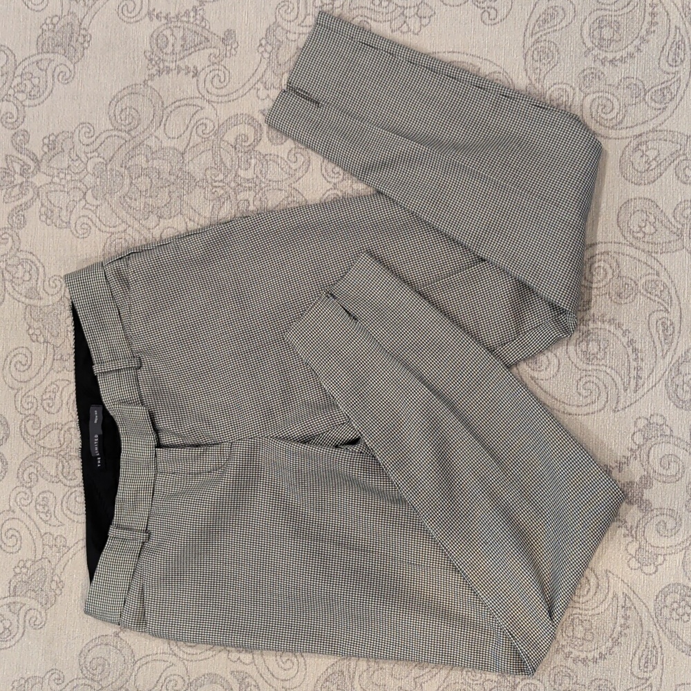The Limited Women's Black and White Ankle Pants
